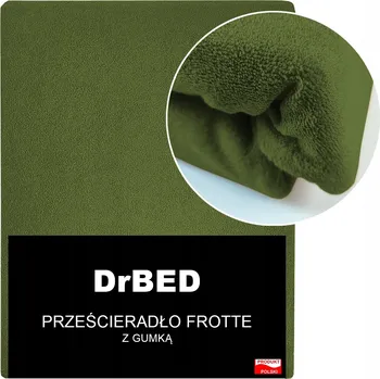 Prostěradlo Prostěradlo s Gumou 140x200 Froté Prodyšné IDEÁLNÍ PŘIZPŮSOBENÍ Khaki