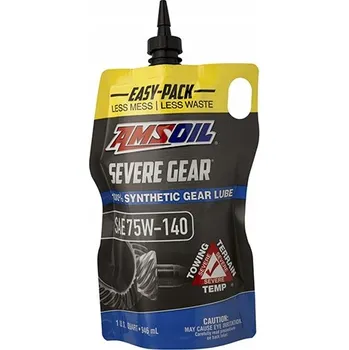 Převodový olej Převodový olej AMSOIL 75W140 100% syntetický Severe Gear + Slip Lock LSD