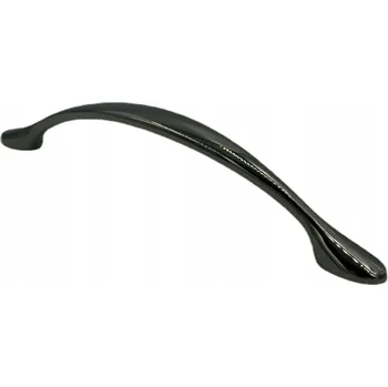 Nábytkové kování GTV ZINKOVÁ ÚCHYTKA CAMAIO 128MM ČERNÝ CHROM