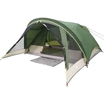 Stan OMAXI Kempingový stan kabinový pro 4 osoby zelený nepromokavý 447479