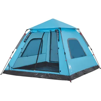 Stan OMAXI Kempingový stan kupole pro 5 osob modrý rychloupínací 492493