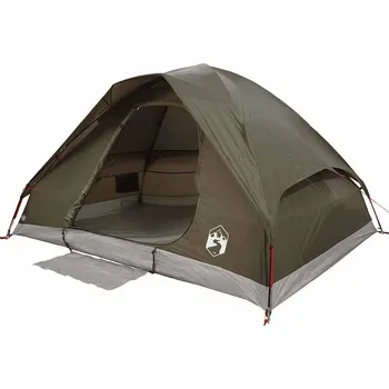 Stan OMAXI Rodinný stan kopule pro 6 osob hnědý nepromokavý 658846