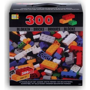 ostatní stavebnice STAVEBNÍ PLASTOVÉ STAVEBNICE 300 DÍLŮ BOX MIX