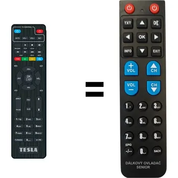 Dálkový ovladač Alma 2861 náhradní dálkový ovladač pro seniory