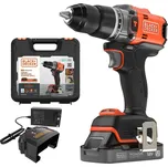 Black+Decker Aku příklepová vrtačka BLD683D1XK-QW, 410/1650 ot./min. BLD683D1XK-QW
