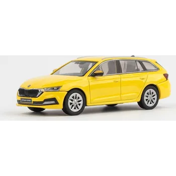 autíčko Škoda Octavia IV Combi (2020) - Žlutá Telecom ABREX 1:43