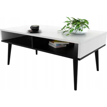 Konferenční stolek Konferenční stolek Malecki Meble obdélníkový 90 x 50 x 45 cm bílý