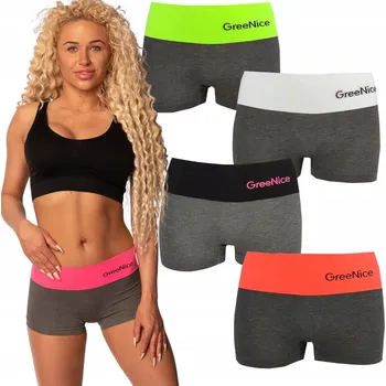 Kalhotky Dámské boxerky Markal bezešvé šortky vícebarevné S/M 4 ks