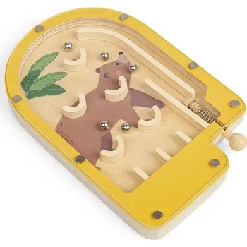 Desková hra Bigjigs Toys Mini Pinball Medvěd