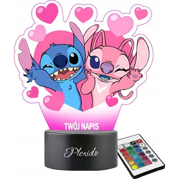 Lampička Plexido vícebarevná Noční lampa