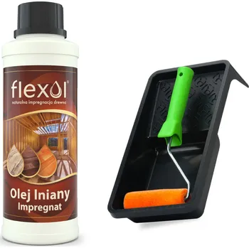 Olej na dřevo LNĚNÝ OLEJ IMPREGNACE 0,25 L na dřevo 100% přírodní