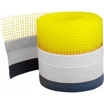 Zabezpečení domácnosti Páska se síťkou pro TĚSNÉ osazení oken, EXTERIÉROVÁ 70 mm / 25 m