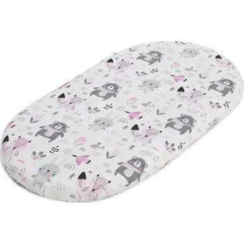 Prostěradlo Prostěradlo bavlněné do korbičky Badum Sowy