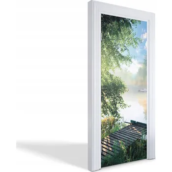 Fototapeta Dekorativní nálepka na dveře do obýváku, kuchyně nebo ložnice - Ranní mlha 75x205 cm