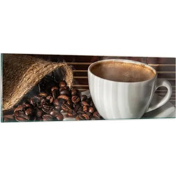 Obraz Obraz na skle do obýváku ložnice 90x30 gastronomie obrazy na zeď sklo