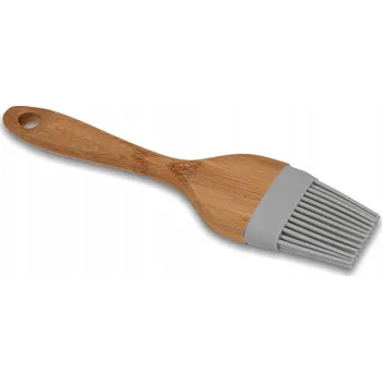 Mašlovačka Kuchyňský SILIKONOVÝ ŠTĚTEC s bambusovou rukojetí NA POTÍRÁNÍ 22 cm Tadar