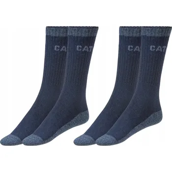 Pánské oblečení Caterpillar Ponožky CAT THERMO WORK SOCKS modré, velikost 39-42