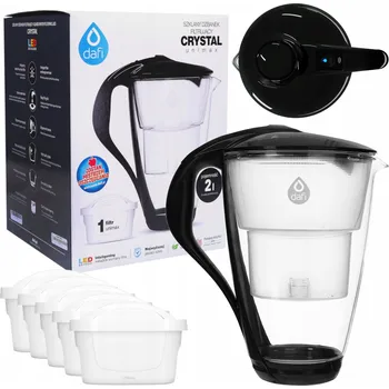 Filtrační konvice Filtrační konvice Dafi Crystal 2 l černá + 5 náhradních filtrů