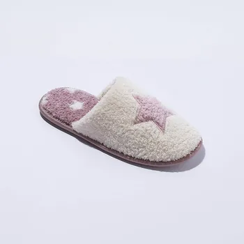 Dámské pantofle Pantofle s motivem hvězd růžová 38