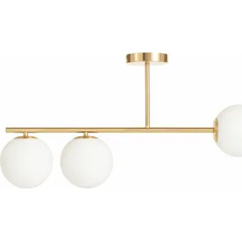 Półplafon Ledigo žlutý kovový 3-bodový E14