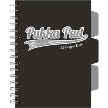 Sešit Sešit A5 s mřížkou Pukka Pad, 100 listů