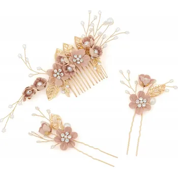 Ozdoba do vlasů Little Angel zlatý hřebínek na vlasy