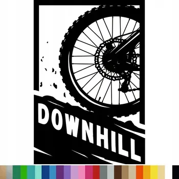 Samolepící dekorace Samolepka na stěnu / PLAKÁT DOWNHILL BIKE 94x138 cm