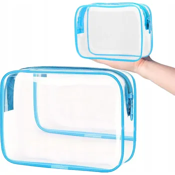 Kosmetická taška Kosmetická taštička Zzato Zorganizowany Dom Cestovní průhledná
