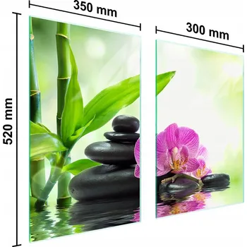 Kuchyňské prkénko Krájecí deska TMK ArtDeko sklo 2 ks