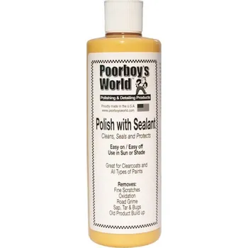 Autovosk Lešticí pasta s voskem Poorboy's World Polish with Sealant 473 ml