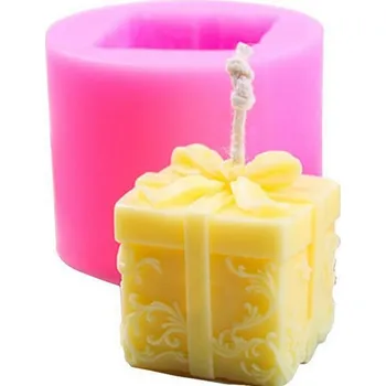 Výroba svíčky Silikonová forma na svíčky, vosk, mýdlo - 3D DÁREK
