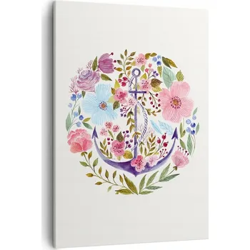 Obraz Obraz na plátně do obýváku ložnice 50x70 kotva obrazy na zeď canvas