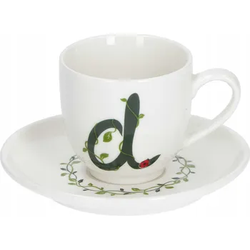 LA PORCELLANA BIANCA SOLOTUA Šálek s podšálkem 90 ml, Vzor D