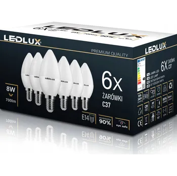 Žárovka LED žárovky Ledlux E14 230V 6 kusů