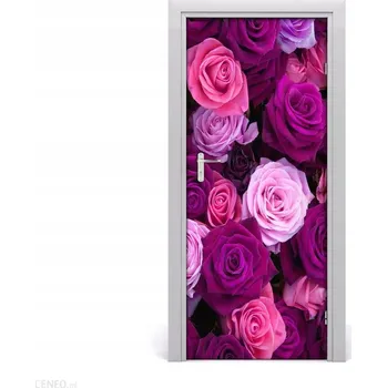 Fototapeta Samolepicí fototapeta na dveře Růžové růže 75x205 cm