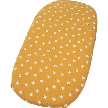 Prostěradlo Kerstin PROSTĚRADLO DO KORBIČKY KOČÁRKU MUŠELÍNOVÉ PREMIUM