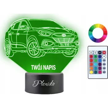 Lampička Plexido vícebarevná Noční lampa