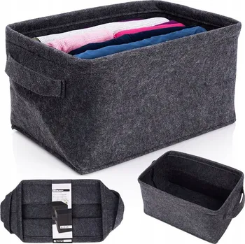 Úložný box Krabička KONTEJNER košík organizér pro ukládání předmětů skládací