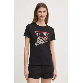 Pánské tričko Bavlněné tričko Guess W5RI10.I3Z14 černá 99X, vel. M