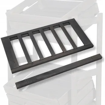 Dílenský regál Dřevěný skladový regál Wamar-Sosenka 3,6 x 66,6 x 34 cm, nosnost až 50 kg na polici