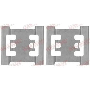 Přislušenství brzdového systému Sada příslušenství, obložení kotoučové brzdy quick brake 109-1688 QB