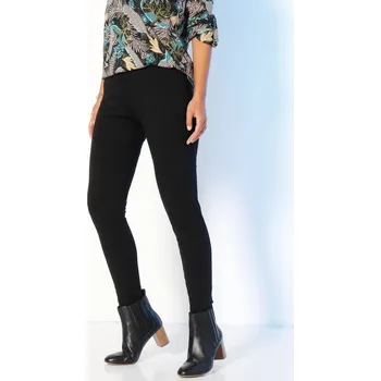 Dámské legíny Sada 2 legín s pružným pasem bílá/černá 42/44