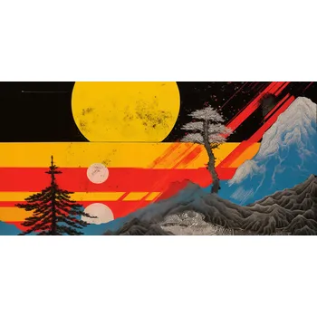 Plakát Plakát Proměna hory bez rámu 91,3 x 44,5 cm