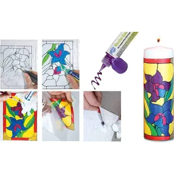 Výtvarná barva Lesklá laková barva na vosk 30 ml perleťová 86