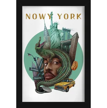 Obraz Plakát Obraz v rámu rámeček plakát York Graphic od Alicji Kocurek 20x30 v rámu 20 x 30 cm