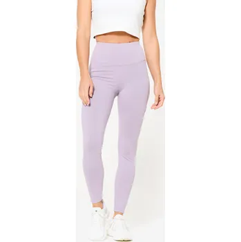 Dámské legíny DOMYOS Dámské fitness legíny s vysokým pasem XL FIALOVÁ