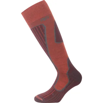 Pánské ponožky SWH merino podkolenky - Hnědá 210 / (46-49) XL / Hnědá