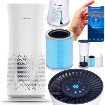 Čistička vzduchu Čistička vzduchu Vestfrost VP-A1Z40WH pro místnosti do 48 m2, s aplikací