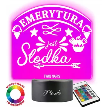 Lampička Noční lampa Plexido vícebarevná