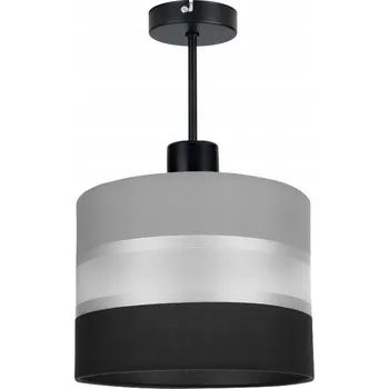 Nástěnná lampa s pevnou montáží E27 Stínidlo proužky 20cm